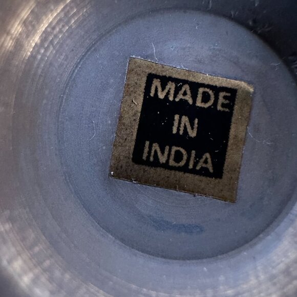 Brass Goblet Set Of 2 In Velvet Box Made In India Vintage Style Elegant Design - Picture 6 of 8